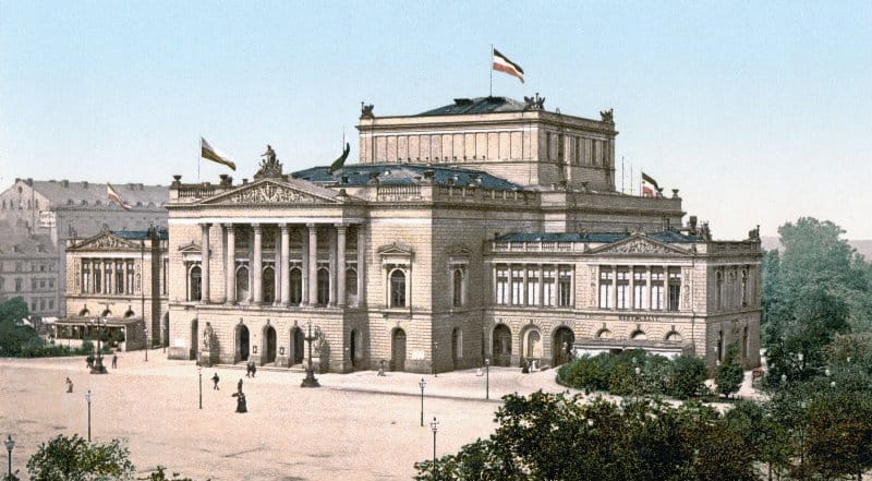 Neues Theater Leipzig um 1900
